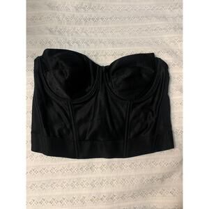 Rigby & Peller Backless Bra 38B Strapless Low Back Black